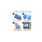 KALPLİ GEYİKLİ CEP SOBASI,EL ISITICI,2 ADET SICAK SU TORBASI PVC  9cm - 10