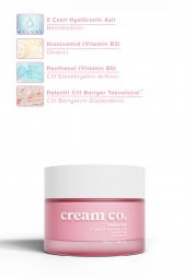 Cream Co. Nemlendirici Yüz Kremi Cilt Tonu Eşitleyici Aydınlatıcı Su Bazlı Tüm Cilt Tipleri Moisturizer 50 ml - 4
