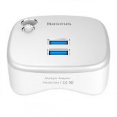Baseus Dock Hub Kalem Şarjlı 2xUSB3.0 125MB/sn RJ45 TF-SD Girişli Masaüstü Dock Adaptör - 1