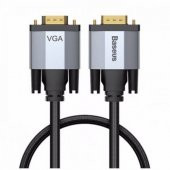 BASEUS 2 Metre 1080P VGA To VGA Kablo, Monitör, Projeksiyon, Notebook Görüntü AKtarım Kablosu - 1