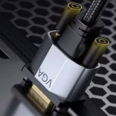 BASEUS 2 Metre 1080P VGA To VGA Kablo, Monitör, Projeksiyon, Notebook Görüntü AKtarım Kablosu - 4