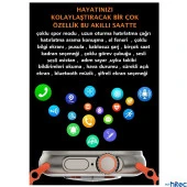 ScHitec Hello 3 Watch Ultra Amoled Ekran Android İos HarmonyOs Uyumlu Akıllı Saat Turuncu - 8
