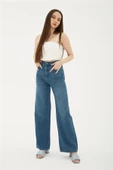 FASHION FRIENDS KADIN DENİM PALAZZO PANTOLON 23Y-PNT0707K1 - 2