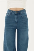 FASHION FRIENDS KADIN DENİM PALAZZO PANTOLON 23Y-PNT0707K1 - 8
