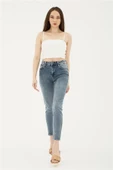 FASHION FRIENDS KADIN DENİM PANTOLON 23Y-PNT0792K1 - 2