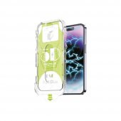 ScHitec Apple iPhone 13 Pro 5D Ekran Koruyucu Magic Kolay Uygulama Aparatlı - 1
