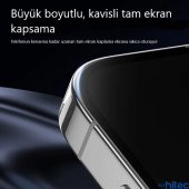 ScHitec Apple iPhone 13 Pro 5D Ekran Koruyucu Magic Kolay Uygulama Aparatlı - 9
