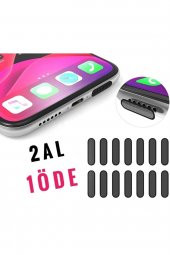 Cep Telefonu Hoparlörü Için Toz Önleyici Sticker ( 4 Çift ) Tüm Modeller Ile Uyumlu Anti Toz - 1