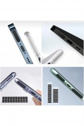 Cep Telefonu Hoparlörü Için Toz Önleyici Sticker ( 4 Çift ) Tüm Modeller Ile Uyumlu Anti Toz - 3