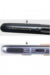 Cep Telefonu Hoparlörü Için Toz Önleyici Sticker ( 4 Çift ) Tüm Modeller Ile Uyumlu Anti Toz - 4