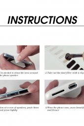 15 Adet Cep Telefonu Hoparlörü Için Toz Önleyici Sticker Hoparlör Ve Mikrafon Koruyucu - 5