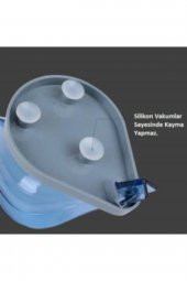 Mavi Yaprak Şekilli Sabunluk - 4