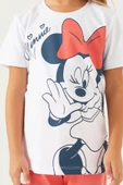 MİNNİE MOUSE KIZ ÇOCUK KISA KOL PİJAMA TAKIM D4781-G - 2