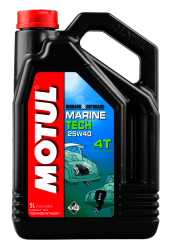 Motul Marine 4 Zamanlı 25W-40 5 Litre Deniz Motoru Yağı - 1