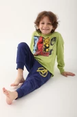 ROLYPOLY ERKEK ÇOCUK UZUN KOL PİJAMA TAKIM D4843-3 - 3