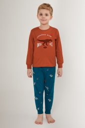 ROLYPOLY ERKEK ÇOCUK UZUN KOL PİJAMA TAKIM RP3221-2 - 12