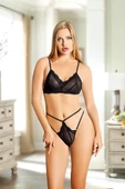 Sistina Bayan Siyah Dantelli Bralet Sütyen Takım B863 - 3