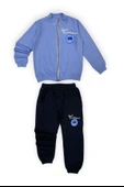 Fermuarlı İkiiplik Çocuk Eşofman Takım MNK0554 thumbnail 9