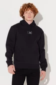 Lee L212302001 Siyah Kapüşonlu Erkek Sweat - 3