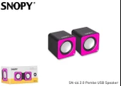 Snopy SN-66 2.0 Pembe USB Speaker - 1