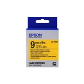 Epson LK-3YBW Güçlü Yapışkanlı Sarı Üzeri Siyah 9mm 9Metre Etiket - 1
