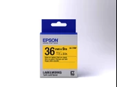 Epson LK-7YBP Pastel Sarı Üzeri Siyah 36mm 9Metre - 1