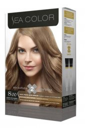 Sea Color Kit Saç Boyası-8.00 Yoğun Açık Kumral - 1