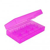 2x18650 Pil Saklama Kutusu - Mor thumbnail 1
