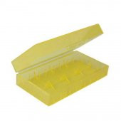 2x18650 Pil Saklama Kutusu - Sarı thumbnail 1