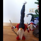 yeni yıl şans cücesi 28 cm thumbnail 3