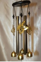 Deprem Çanı Rüzgar Zili Feng Şui Kelebek - 8