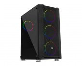 Frisby FC-9405G PANDA Gaming Kasa (Double Slim Ring RGB Fan + 650W 80+) - 1
