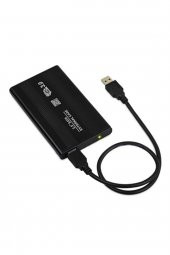 SpeedUF 2.5 Hdd Kutusu Usb 3.0 Hardisk Kutusu Metal Gövde Harici Kutu - Siyah - 3