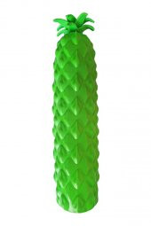 Silikon Ananas Kalemlik Yeşil 1 Adet Silikon Kalem Kutusu Eğlenceli Sevimli Ananas Figürlü Hediyelik Kalemlik - 3
