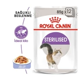 Royal Canin Sterilised Jelly Kısırlaştırılmış Kedi Konservesi Pouch 85 gr thumbnail 1