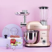 Emsan Bella Gusto Maxi Golden Pink Stand Mikser Mutfak Şefi 1300W 5 Lt - 1