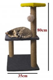 Katlı Kedi Tırmalama Tahtası 80cm - 3