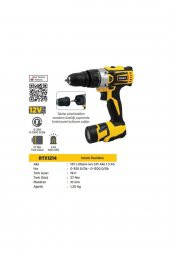 Lıon Rtx1214 Akülü Matkap Fenerli - 3
