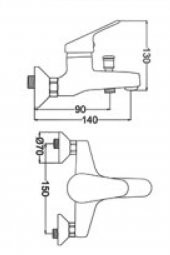 MİX BANYO BATARYASI BMK018 - 2