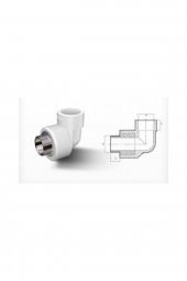 Fırat 20 Mm Pprc Dış Dişli Dirsek - 1