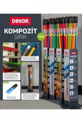 Kompozit Sırık 1.2m Renkli - 1