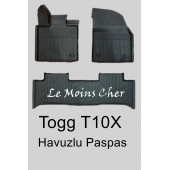 Yerli Üretim Togg T10X Araca Özel 3D Havuzlu Oto Paspası Yerli Araba Yerli Paspas - 2