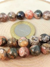 Rodokrozit Taşı Koyu Renk Dizi 10mm thumbnail 2