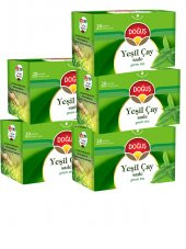 YEŞİL ÇAY SADE 20 SÜZEN POŞET (30 gr), 5 ADET - 1