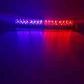 Çakar lamba 50cm 12-30v vantuzlu 16 ledli kırmızı-mavi / LAPA540 - 2