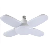VOLEMI Led Ampul Beyaz 220V 60W 6000Lm E27 4 Kanatlı - 1