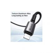 Mcdodo CA-3580 36W 3A Iphone Hızlı Şarj Data Aktarım Kablo 1.2m-Siyah - 2