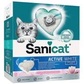SaniCat Active White Lotus Ultra Topaklanan Kedi Kumu 10lt - 1
