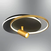 A-415-3S SİYAH YUVARLAK LEDLİ AVİZE - 2