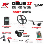 Deus 2 Dedektör - 28cm FMF Başlık, WS6 Kulaklık, Ana Kontrol Ünitesi - 2